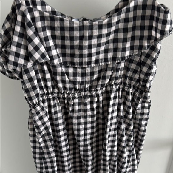 Express Gingham Ruffle Dress - Picture 4 of 4
